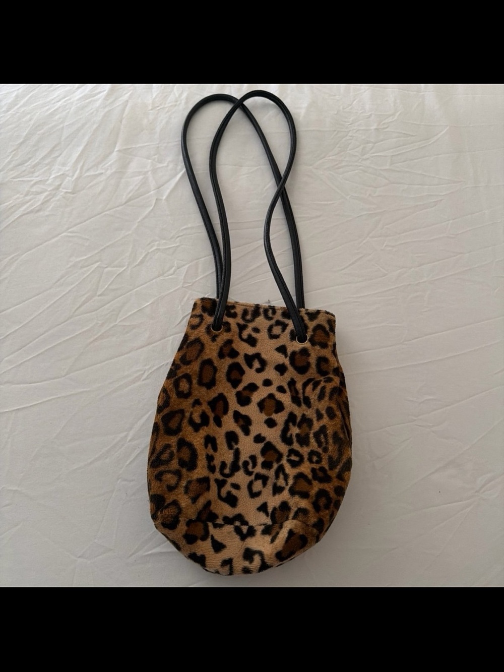 Nine West Leopard Print Faux Fur Crossbody Bag - Brown & Black